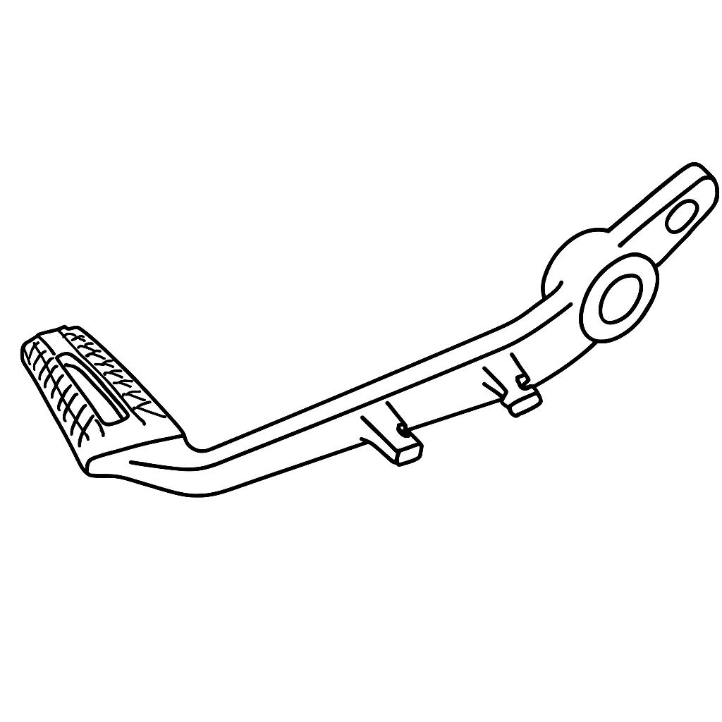 Levier de Frein Arrière - Pédale - Pièce d'Origine